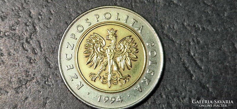 Poland 5 zlotys 1994.