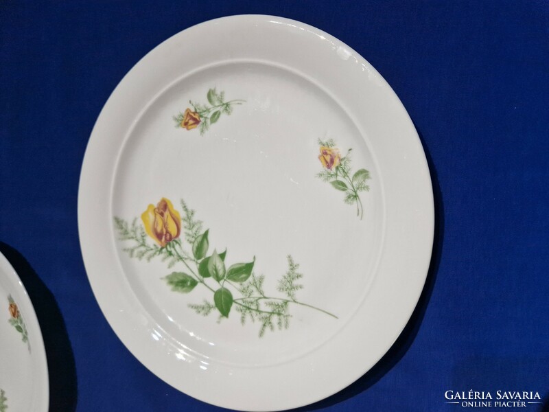 Kahla yellow rose flat plate