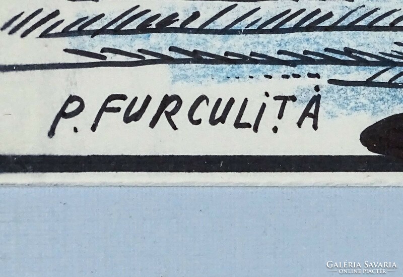 1P046 p. Furculita: dentist caricature