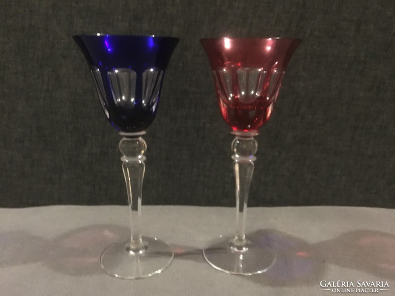 2 moser wine glasses in perfect condition!!!! 22X 9 cm!!!