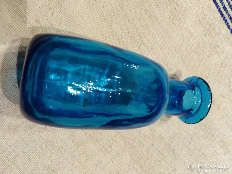 Glass bottle - in blue color