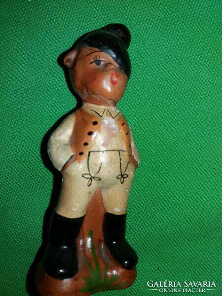Antique ceramic figurine Székely boy, according to the pictures, 12 cm