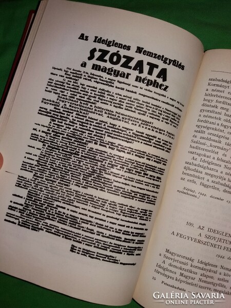 1955. László Dér: liberation 1944. September 26 - April 4, 1945. Book according to pictures spark