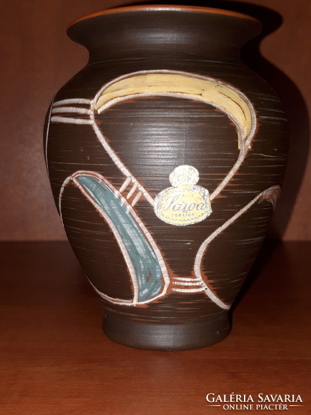 SAWA német kerámia váza- Torino mintás