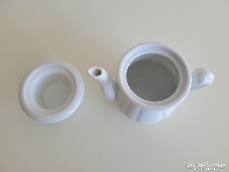 Old vintage size 6 Czechoslovak porcelain coffee pot and filter part