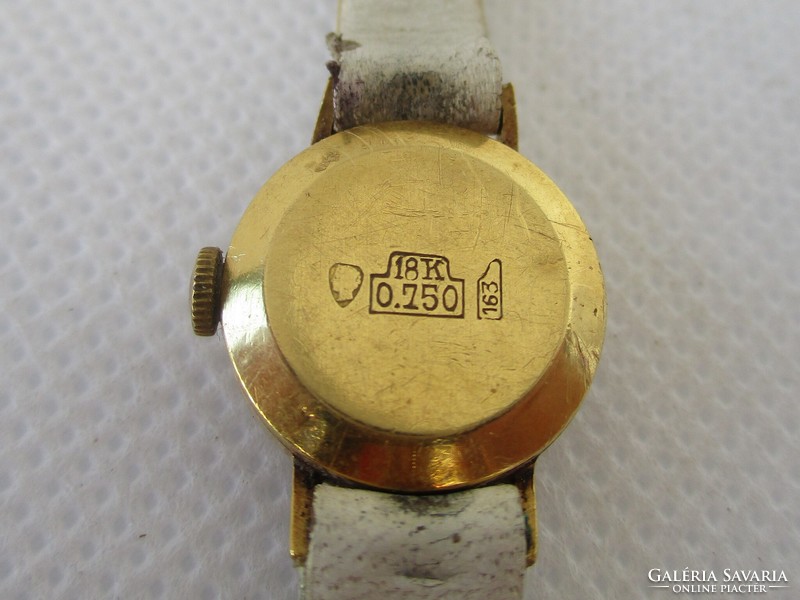 Gyönyörű régi 18kt-os arany Juwel incabloc óra