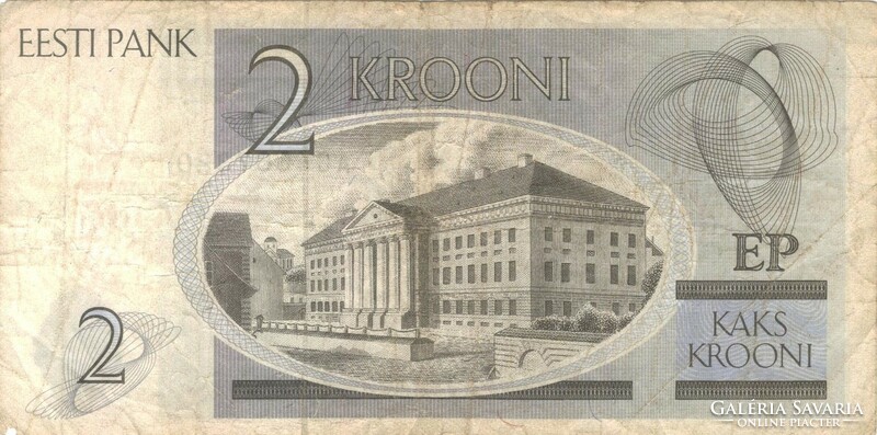 2 krooni korona 1992 Észtország 1.