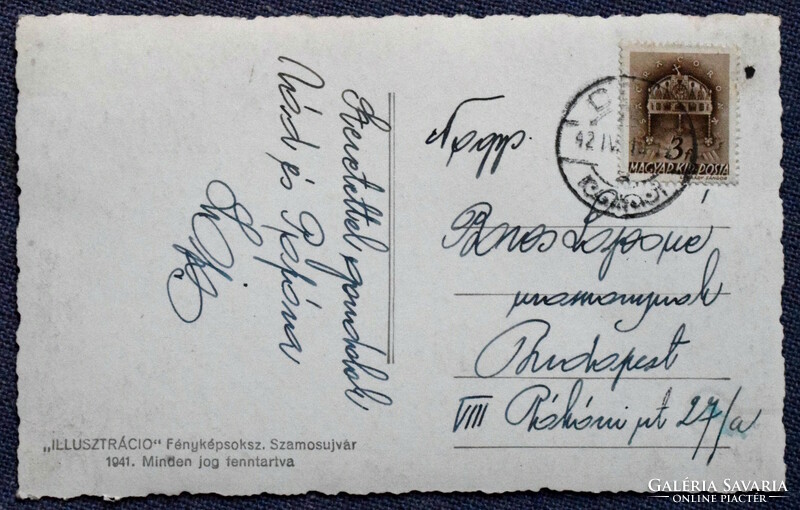 Désakna -  Bánya belseje - Régi fotó képeslap - 1942