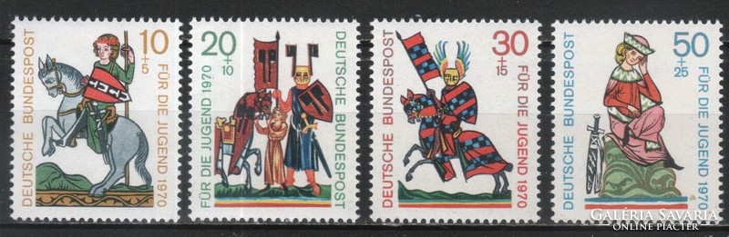 Postatiszta Bundes 1688 Mi 612-615      4,50 Euró