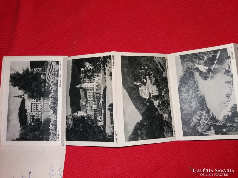 Old Lillafüred unfoldable leporello photo series travel souvenir according to the pictures