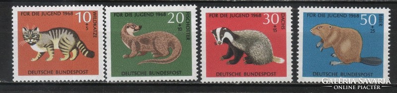 Postatiszta Bundes 1651  Mi 549-552      3,50 Euró