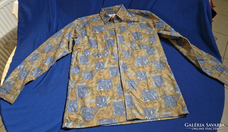 Vintage retro cotton shirt sunny fasion