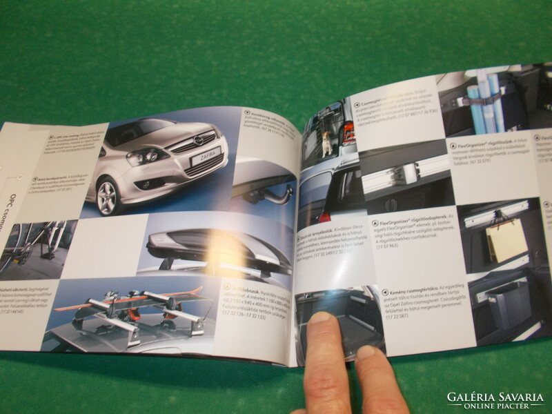 Opel Zafira brochure, car catalog