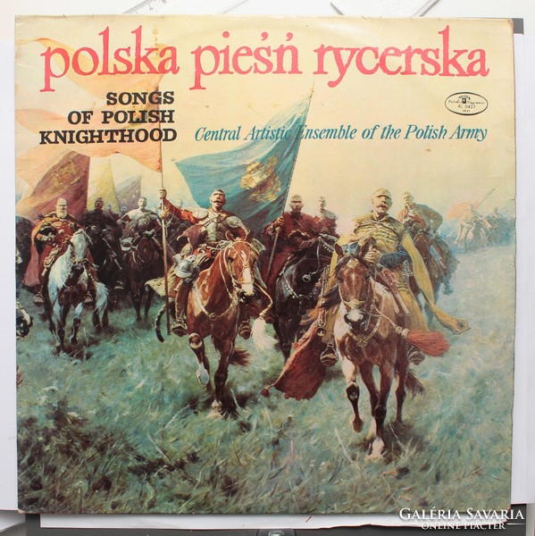 Polish military and patriotic songs - vinyl record lp