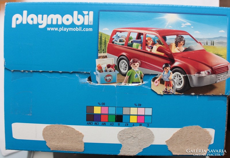 PLAYMOBIL Family Fun - Családi autó 9421 eredeti dobozában