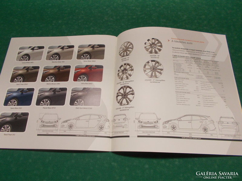 Kia cee'd car catalog, car brochure