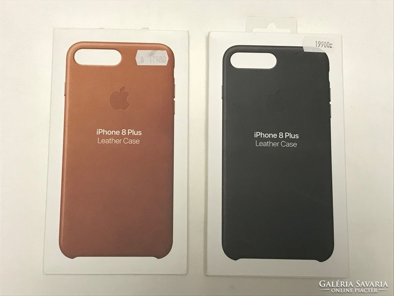 2 leather cases for iPhone 8 plus for sale, flawless, in box!