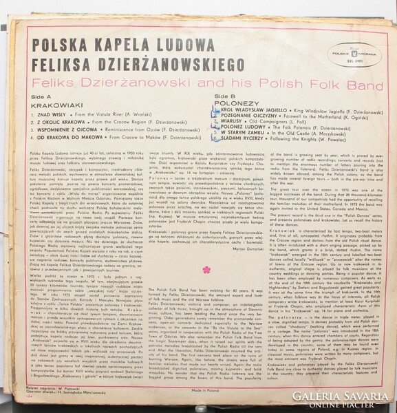 Lengyel popzene, népzene és néptánc  6 db - bakelit lemez LP