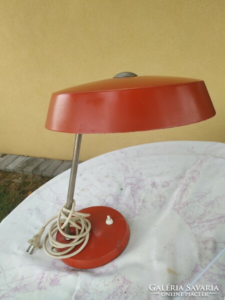 Bauhaus/indusztriál loft design 'Stasi' lámpa/ 1960'as évek Louis Kalff eladó! Asztali lámpa