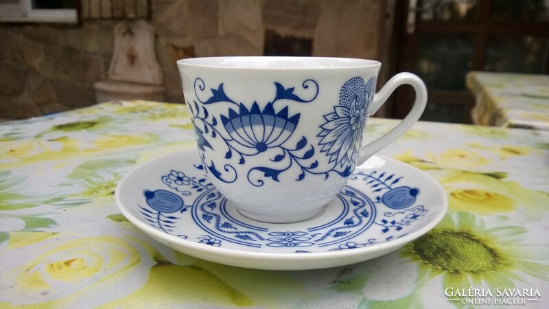 Bohemia-Meissene onion pattern teacup-cappuccino cup+plate, can be several