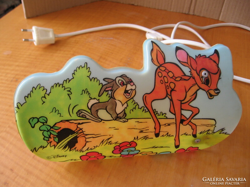 Retro bambi disney children's lamp