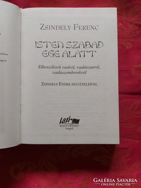 Zsindely Ferenc : Isten szabad ege alatt - Új