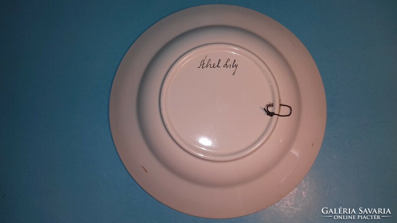 Áhel Lily kerámia gránit tányér fali dísz