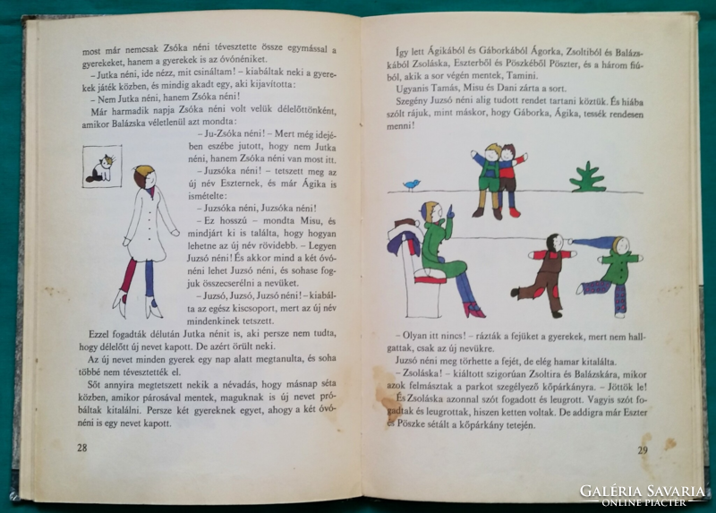 éva Janikovszky: I'm already in kindergarten, graphics: László Réber > children's and youth literature > storybook