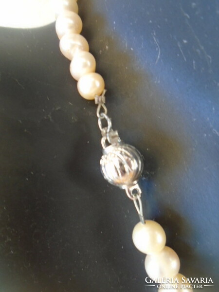 Classic Real Pearl Necklace 14K Gold Plated Clasp Pearl Casual Jewelry