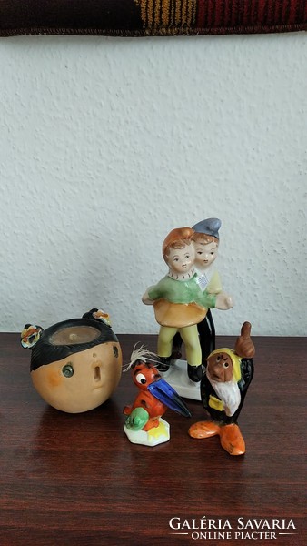 Old small ceramic figurines {v8}