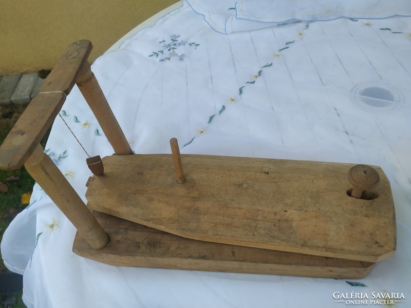 Old, wooden mousetrap for sale! Handmade, signed wooden mousetrap!