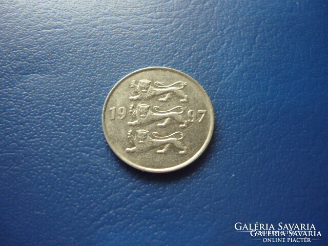 Estonia 20 cents 1997 lion! Cu-ni!