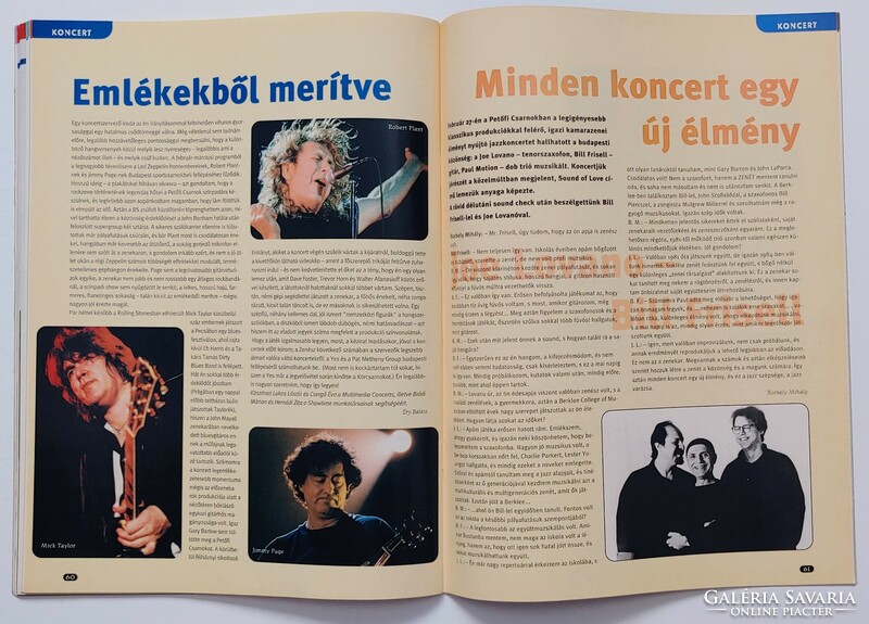 Zenész magazin 98/4 - Kaszás Péter Hooligans Bacsó Kristóf Bornai Tibor Paul Motian Trio
