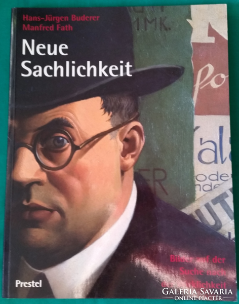 Hans-jürgen buderer: neue sachlichkeit - art - painting - book, catalog in German