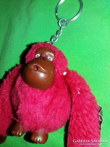 Minőségi Kipling " SILAS " majom Gorilla kulcstartó piros a képek szerint
