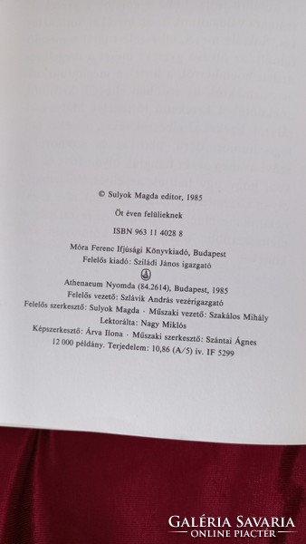 Mikszáth Kálmán: Hókirály c. mesekönyv, Móra könyvkiadó 1985-ből, 25 X 18,5 cm, jó állapotban