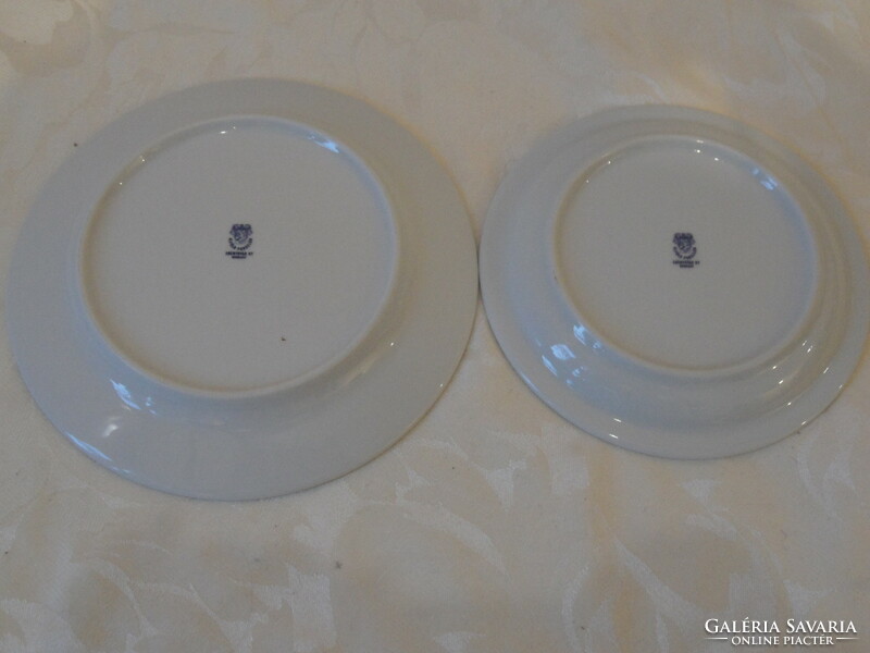 Alföldi porcelain small plate + cake plate (2 pcs.)