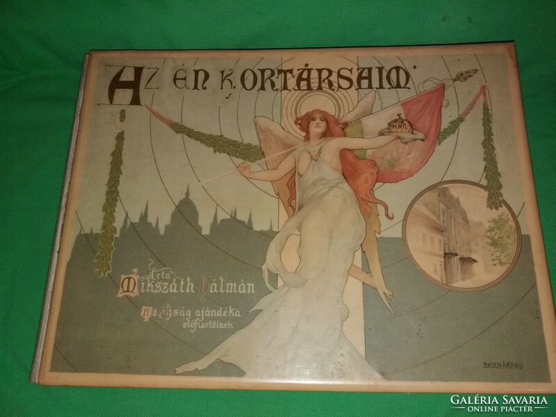 1904. Kálmán Mikszáth: my contemporaries rubber bound album book according to the pictures atheneum