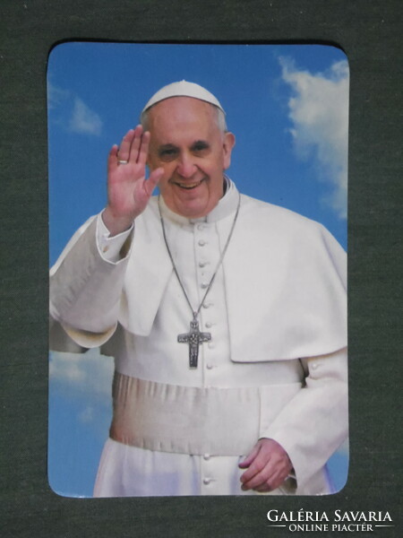 Kártyanaptár, vallás, Ferenc pápa, 2015