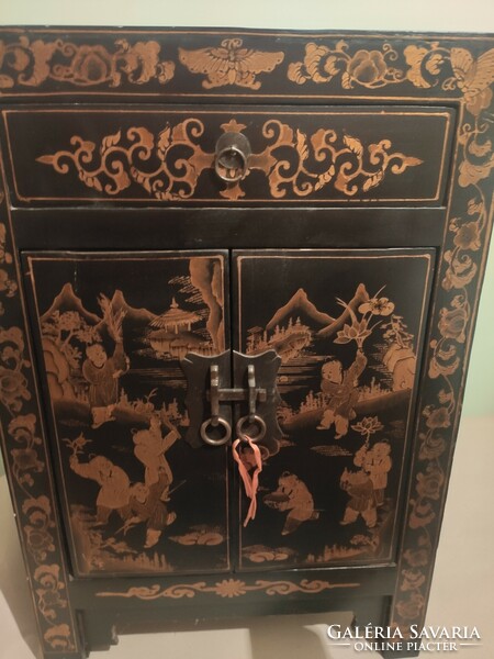 Hand-painted Chinese bedside tables for sale!