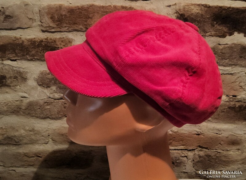 Ergee women's pink velvet hat 53/55 cm