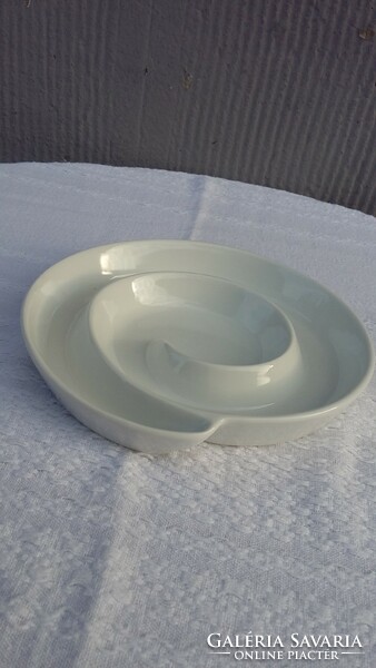 White porcelain serving bowl, bowl