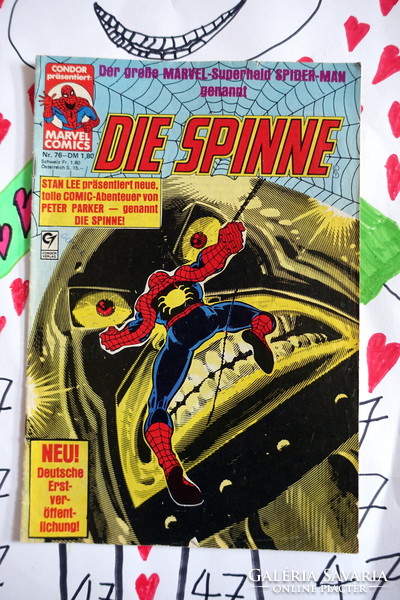 1982 July / die spinne / old newspapers comics magazines no.: 25702