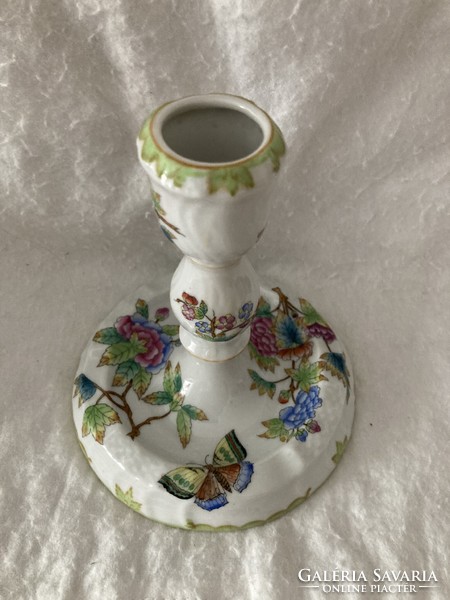 Herend porcelain lamp / with Victoria pattern decor