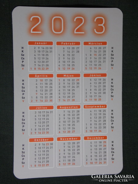 Card calendar, progressive print, erotic female nude model, 2023 (1)
