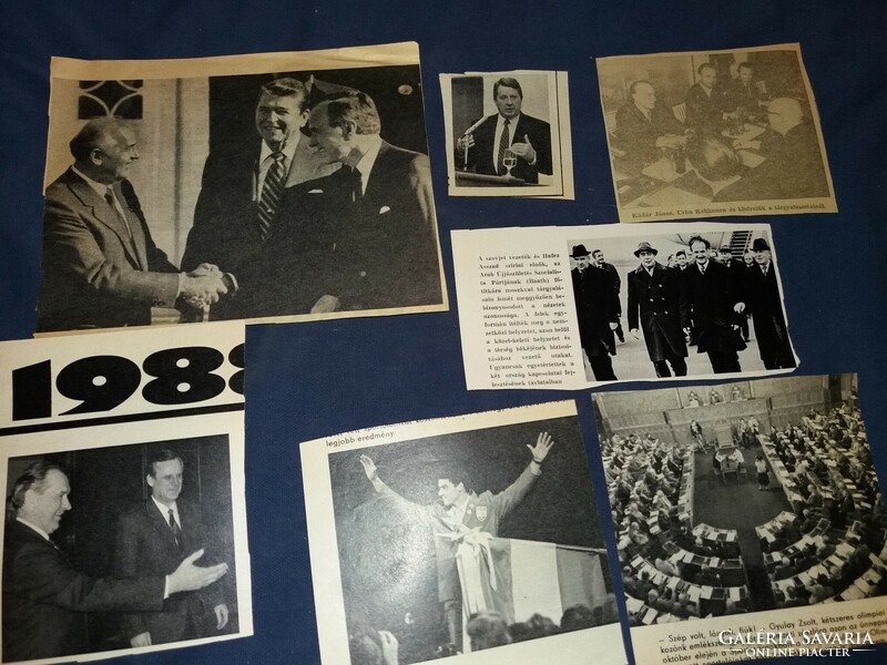 1950s - 60s - 70s - newspaper clippings of the most significant events in Hungary and abroad according to pictures