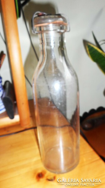 Régi csatos befőttes üveg (Stölzle ultreform)