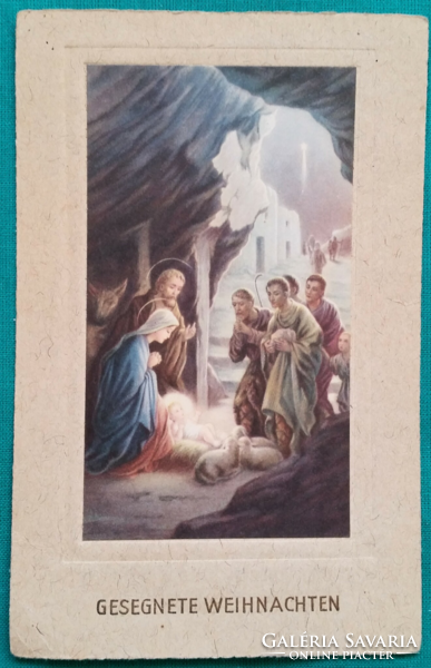 Christmas greeting card, religion, postman