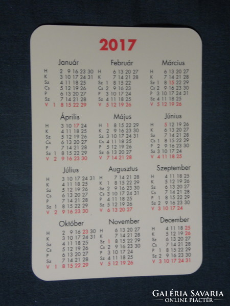Card calendar, Ferencváros pharmacy, pharmacy, Budapest, flower, plant, droplet flower, 2017, (1)