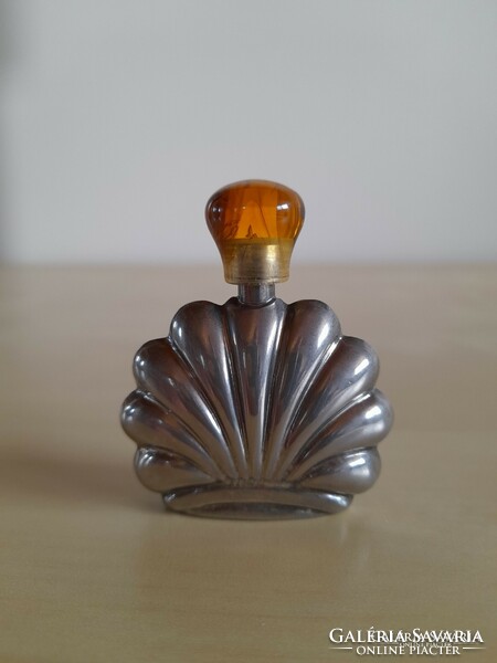 Antique silver perfume bottle